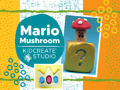 Kidcreate Studio - San Antonio. Date Night- Mario Mushroom (3-12 Years)