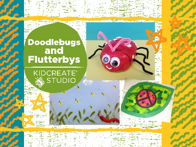 Kidcreate Studio - San Antonio. Doodlebugs and Flutterbys Weekly Class (18 Months-6 Years)