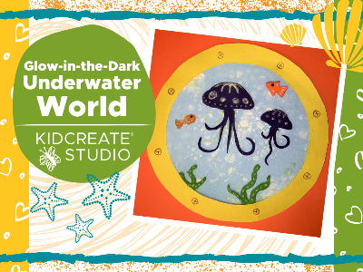 WELCOME WEEK- 50% OFF! Glow-in-the-Dark Underwater World Homeschool Workshop (5-12 Years)